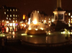 The nighttime mode on my camera takes pictures slowly. Resulting in bright and blurry pictures like this.