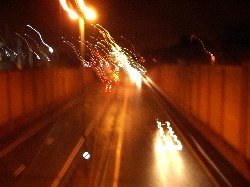 Slow exposure rocks