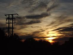 Telephone pole vs the Sun